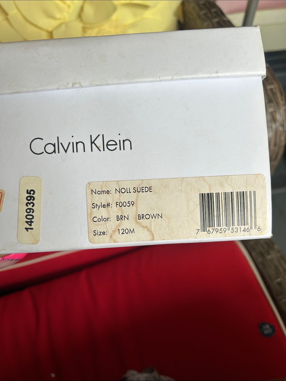Calvin Klein Dark Brown Suede Horsebit Loafers - Picture 7 of 7